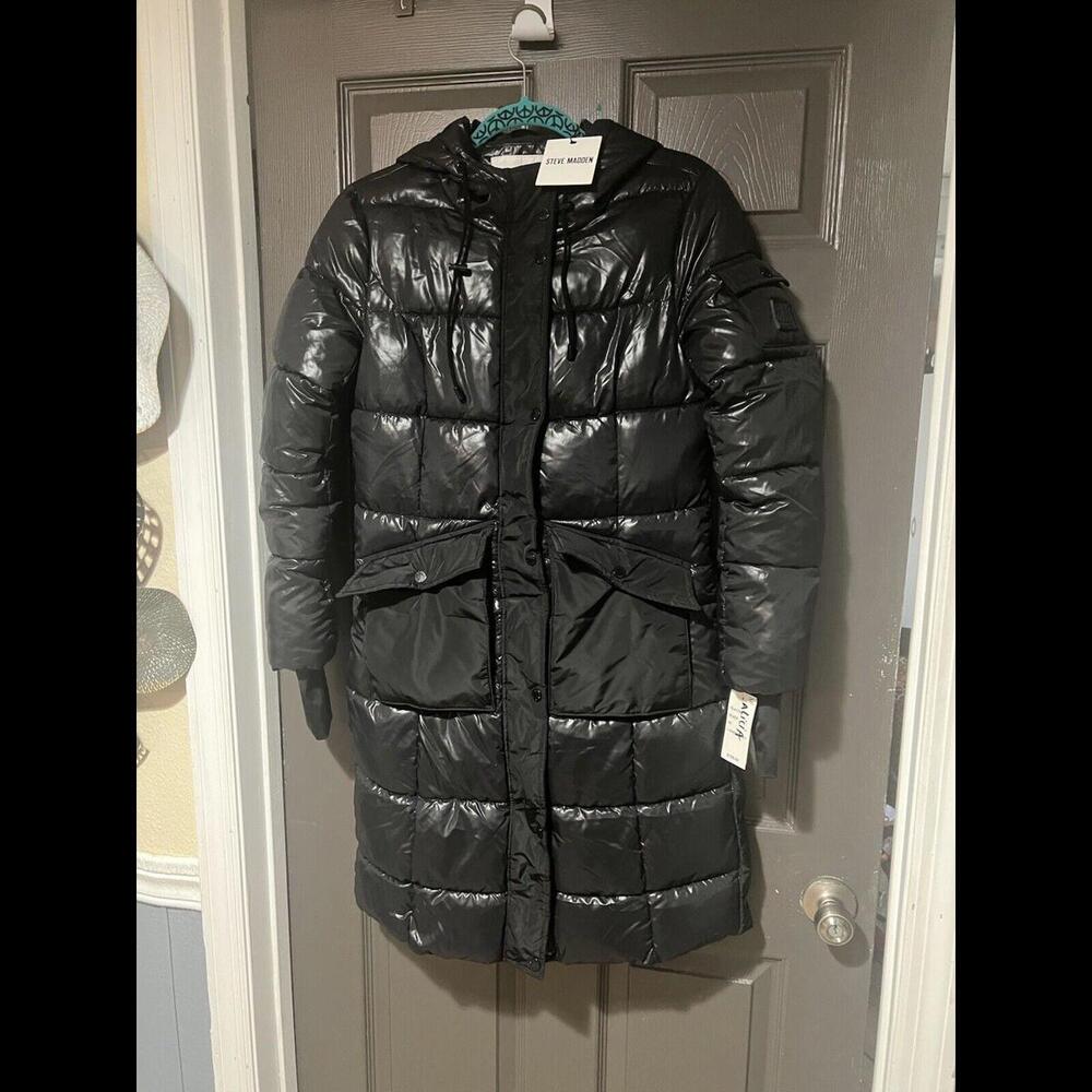 Steve Madden woman Long, Puffer Jacket size XS
